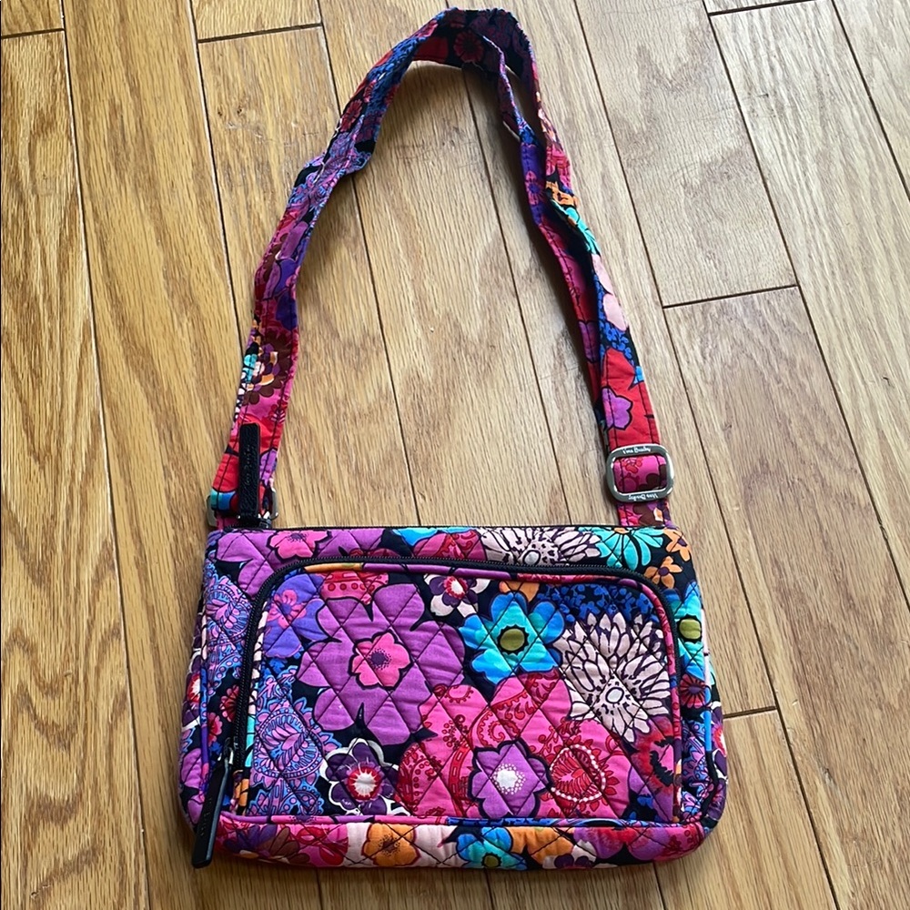 Vera Bradley Colorful Floral Bag in Floral Fiesta